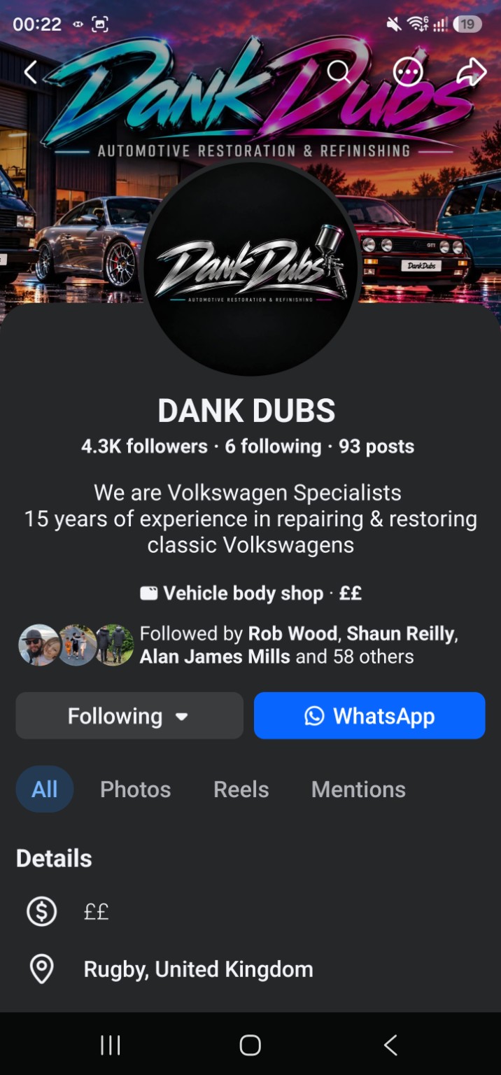 DankDubs chrome script logo with spray gun